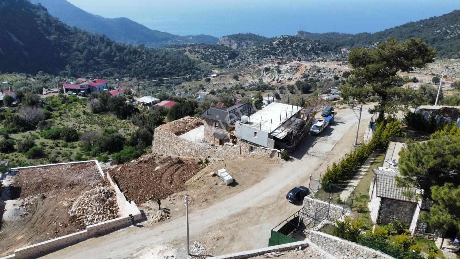 Fethiye Faralya Kirmede Çift Villa Yapılır Köyiçi Satılık Arsa — fotoğraf 27