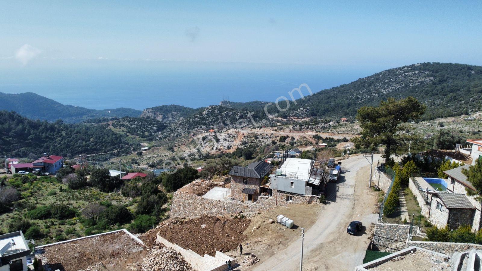 Fethiye Faralya Kirmede Çift Villa Yapılır Köyiçi Satılık Arsa — fotoğraf 30