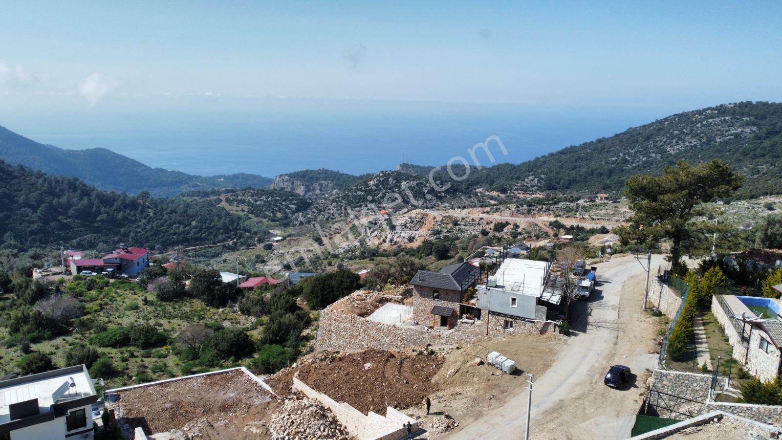 Fethiye Faralya Kirmede Çift Villa Yapılır Köyiçi Satılık Arsa — fotoğraf 31