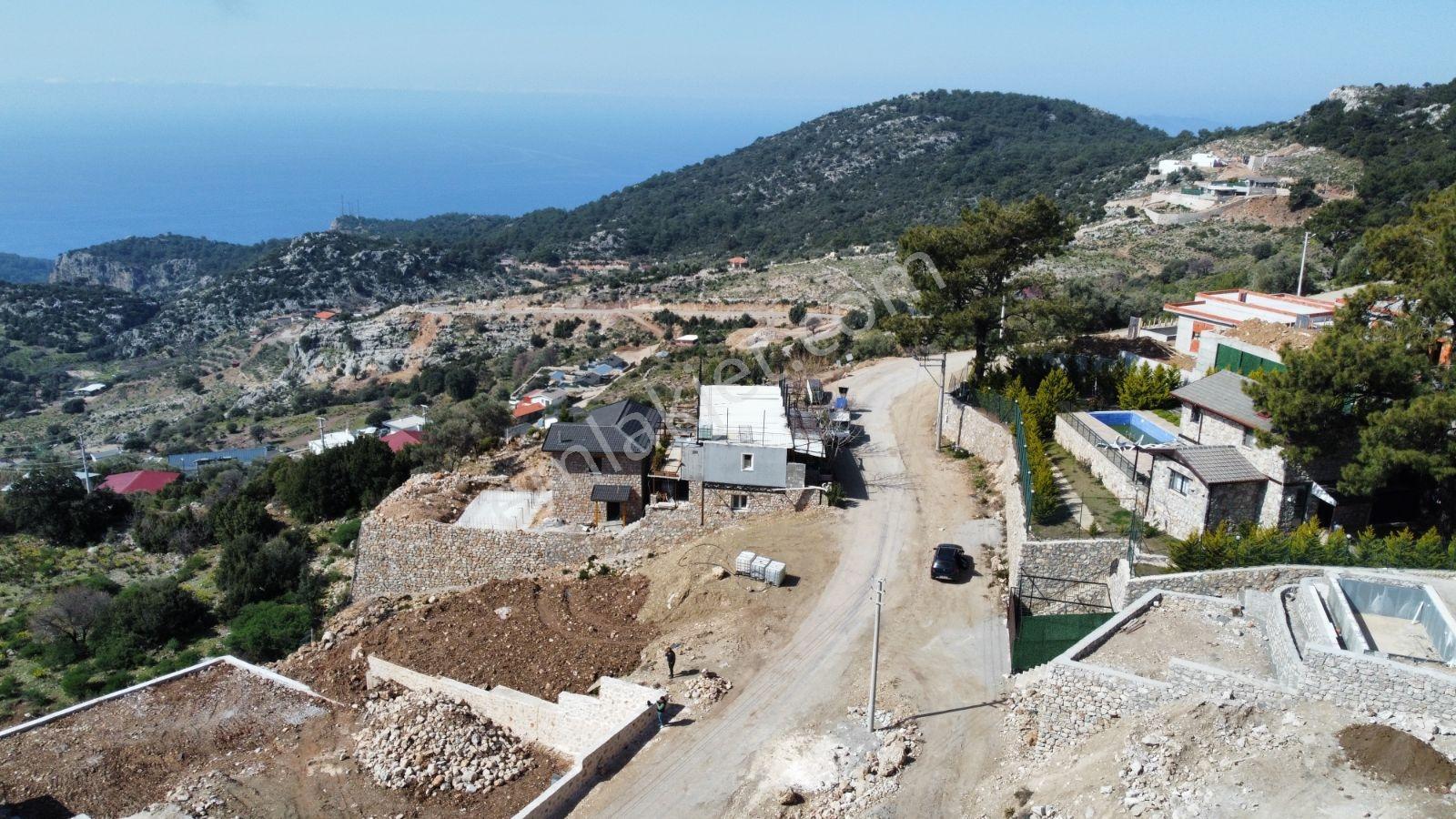 Fethiye Faralya Kirmede Çift Villa Yapılır Köyiçi Satılık Arsa — fotoğraf 32