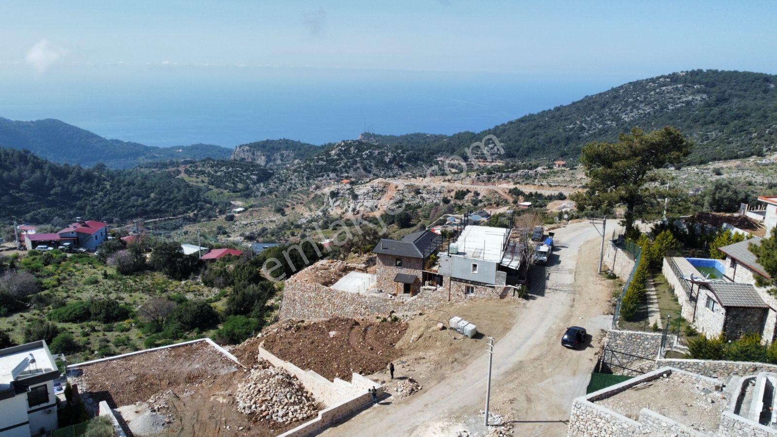 Fethiye Faralya Kirmede Çift Villa Yapılır Köyiçi Satılık Arsa — fotoğraf 33
