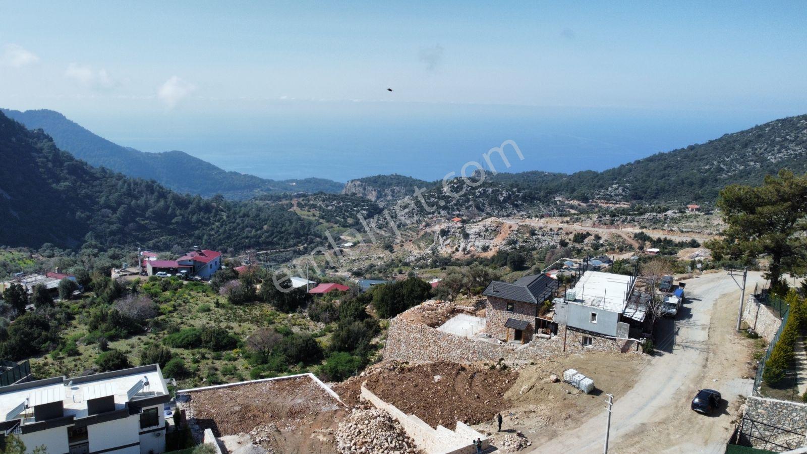 Fethiye Faralya Kirmede Çift Villa Yapılır Köyiçi Satılık Arsa — fotoğraf 34