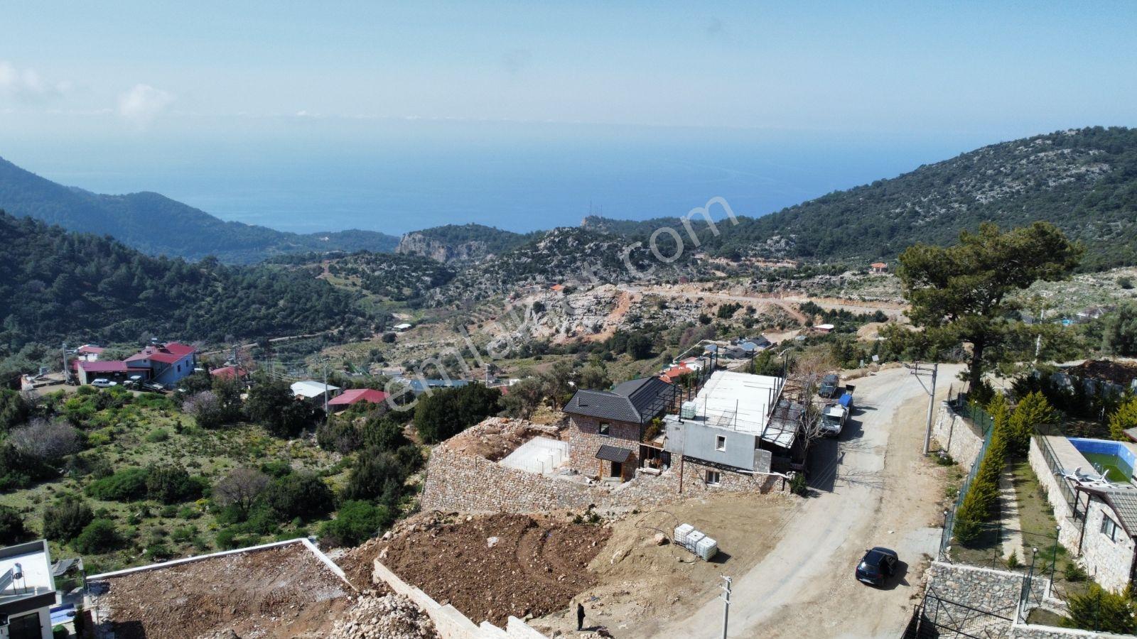 Fethiye Faralya Kirmede Çift Villa Yapılır Köyiçi Satılık Arsa — fotoğraf 35
