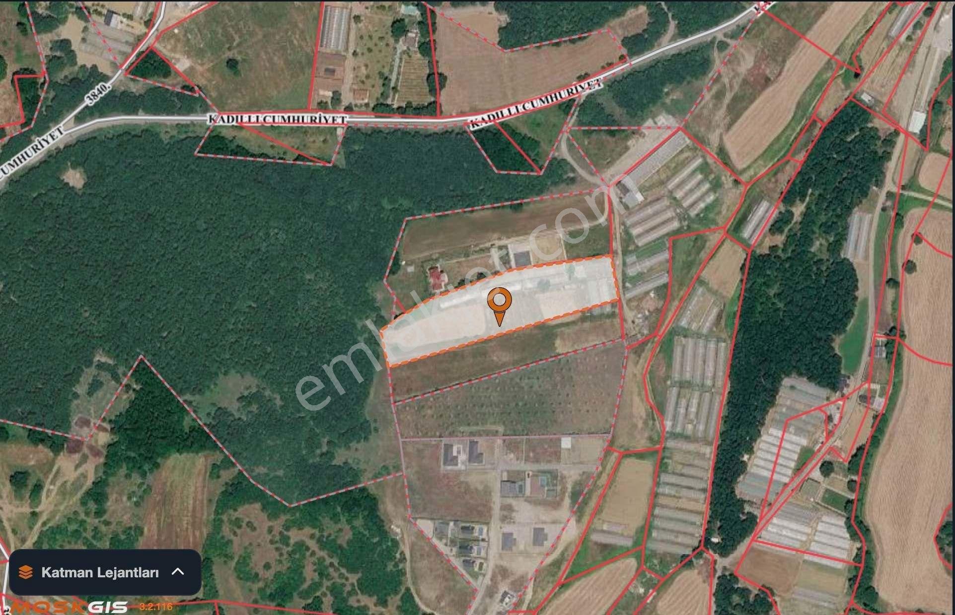 Gebze Kadıllı'Da, Yola 42M Cephesi Olan, 10.370M2 Satılık Tarla