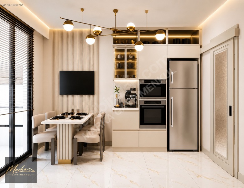 Saraycık'ta Projeden Kapalı Mutfaklı Ebeveyn Banyolu 2+1 Daire — fotoğraf 6