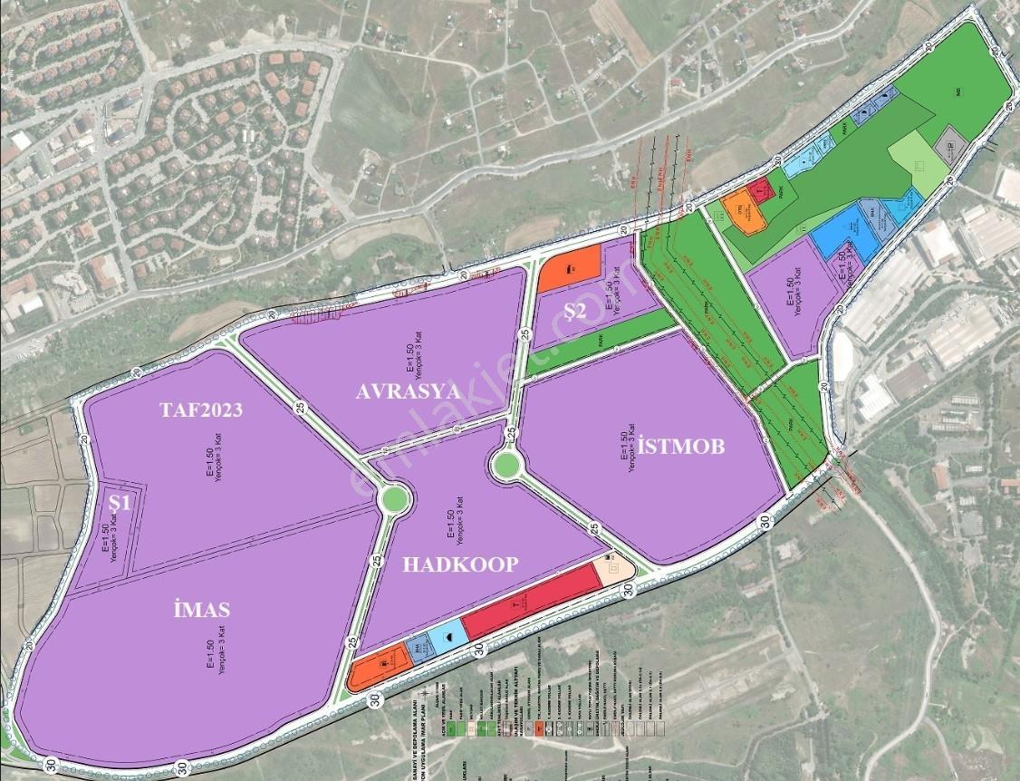 İmas Hadımköy'de Sanayi Ve Ticari İmarli 500m² Koop. Hissesi — fotoğraf 2
