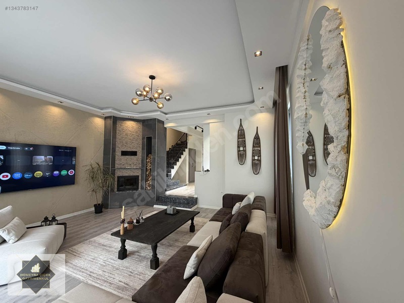 Çiçek Emlak'tan Şıralık'ta Eşyalı Şömineli 3+1 İkiz Villa — fotoğraf 3