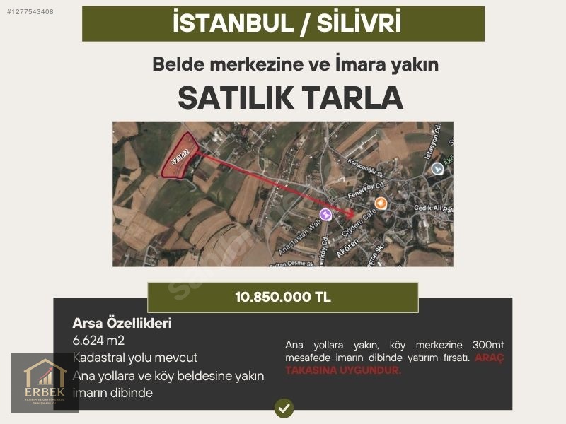 Araç Takasına Uygun Fırsat Tarla