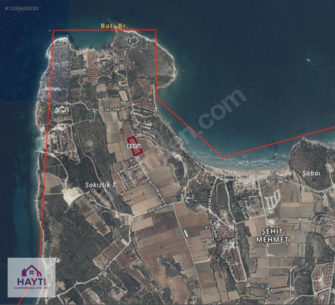 Çeşme Pırlanta Plajı Yanı Başında Deniz Manzaralı 447 M² Yatır — fotoğraf 3