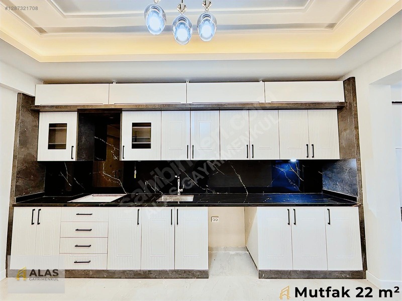 Beştepe'de Geniş Avize+kombi Kat Bahçeli Lüx Sıfır 3.5+1 Satılık — fotoğraf 3