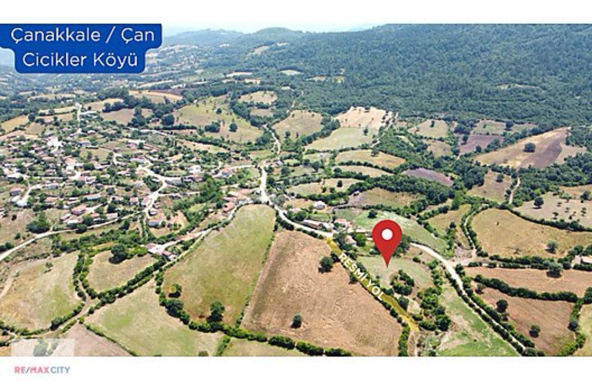 Çanakkale Çan Cicikler Köyünde %80 İmarlı 845 M2 Arsa — fotoğraf 3
