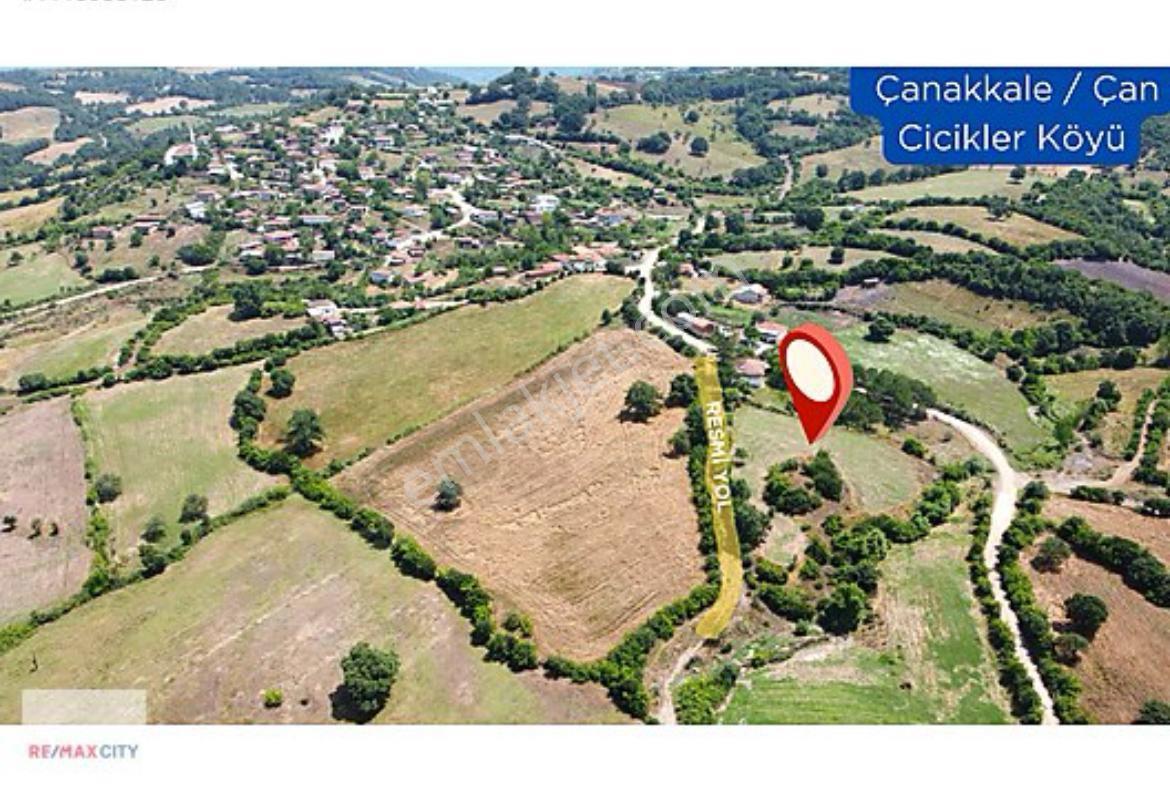Çanakkale Çan Cicikler Köyünde %80 İmarlı 845 M2 Arsa — fotoğraf 10