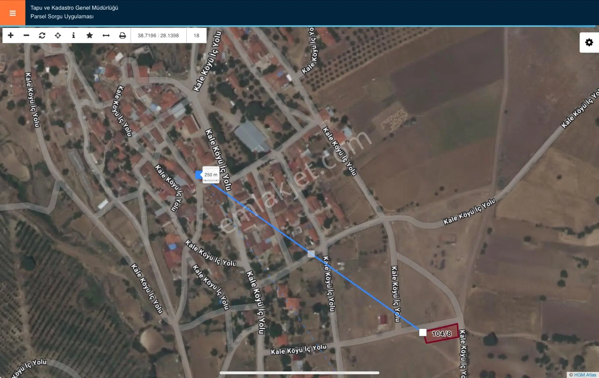 Salihli Kemer Köy İçi İmarlı Fırsar Arsa