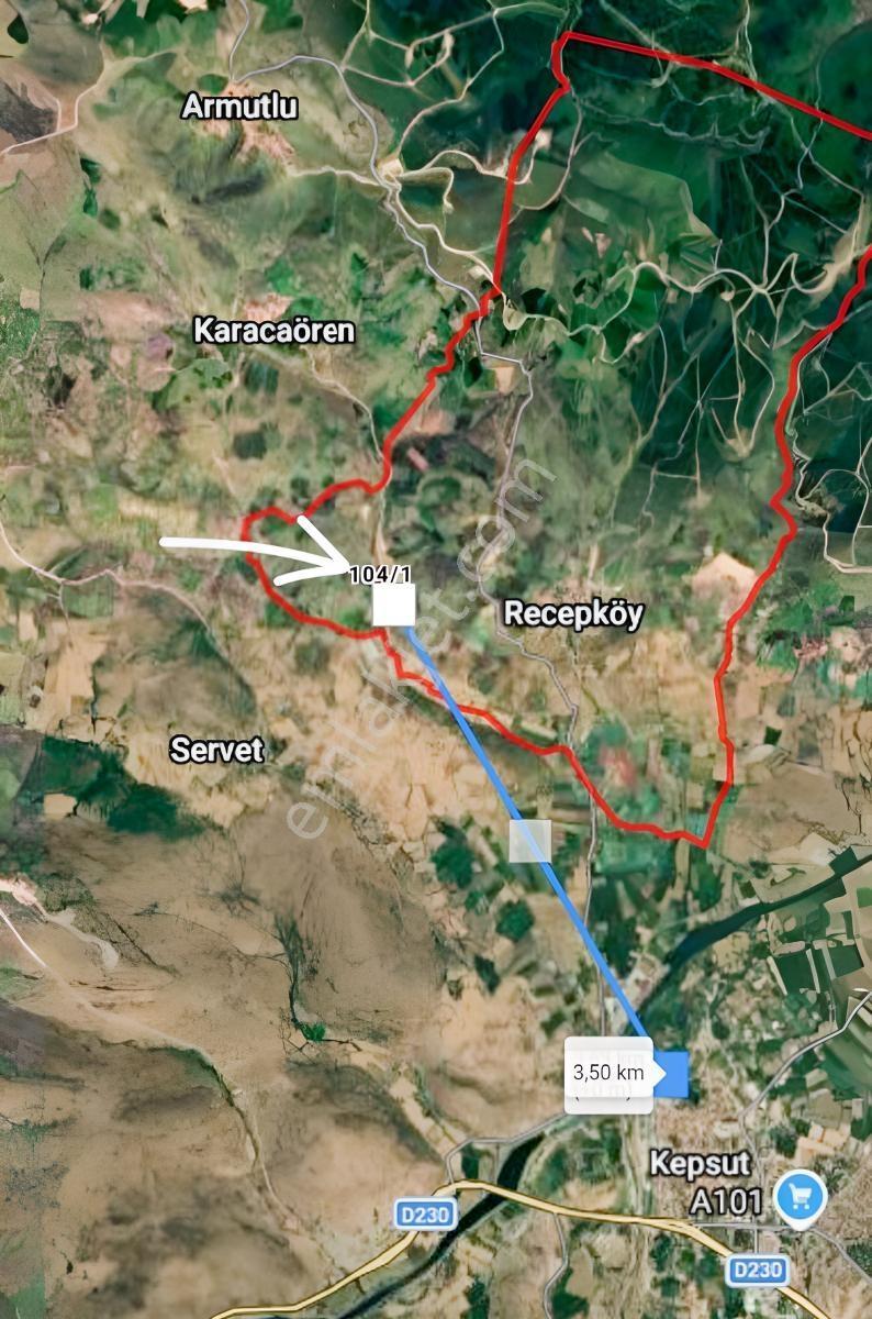 Kepsut'a 3.5 Km Mesafede Yola Cepheli Satılık 3.5 Dönüm Tarla