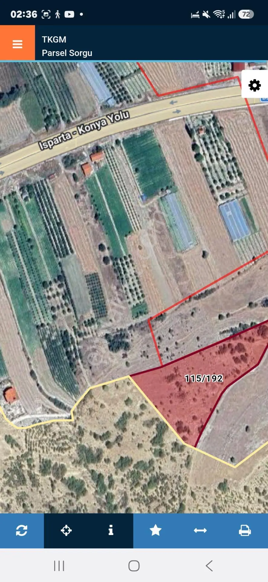 Isparta Yalvaç Çetincede Yerleşim Yeri İçinde 13500m2 Kısmen Elma Bahçesi Süper Manzaralı — fotoğraf 3