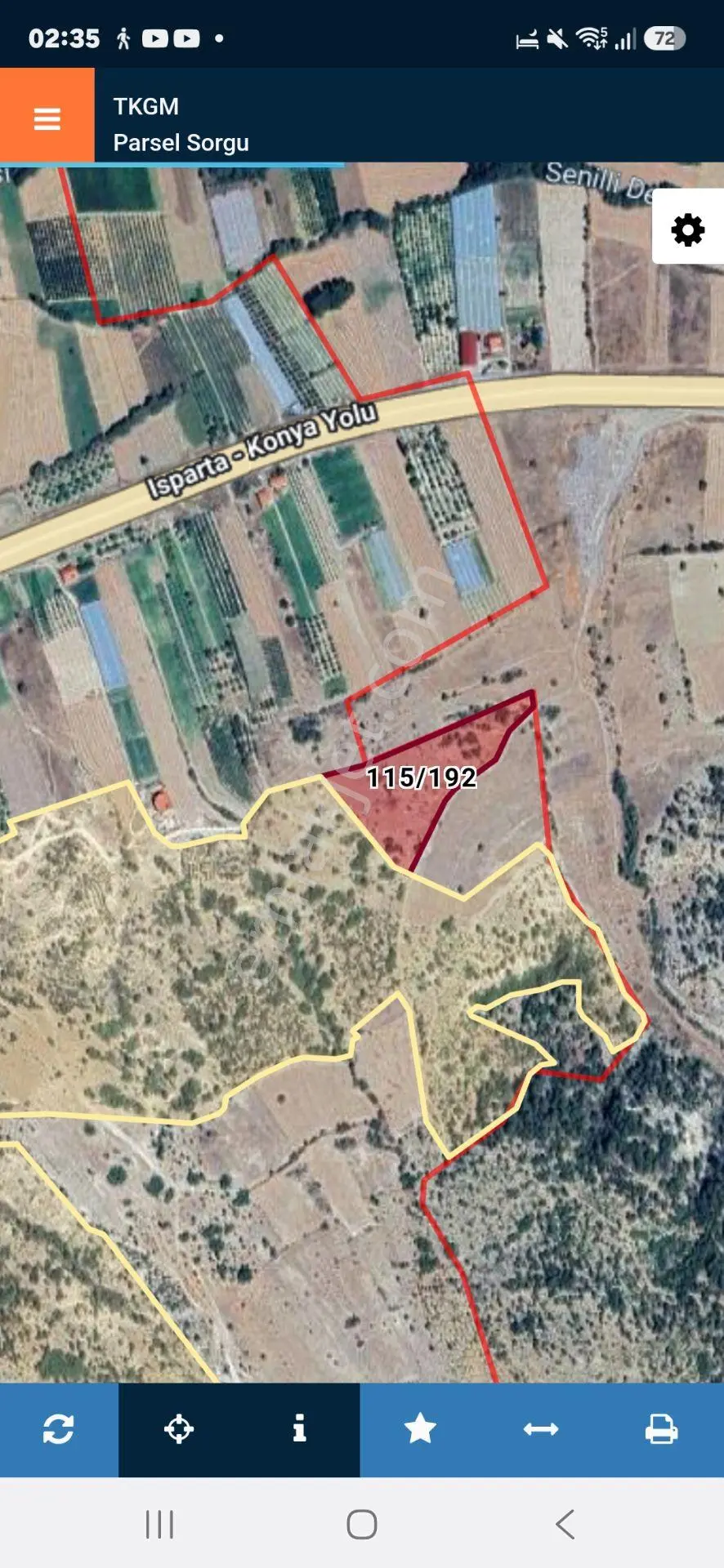 Isparta Yalvaç Çetincede Yerleşim Yeri İçinde 13500m2 Kısmen Elma Bahçesi Süper Manzaralı — fotoğraf 5