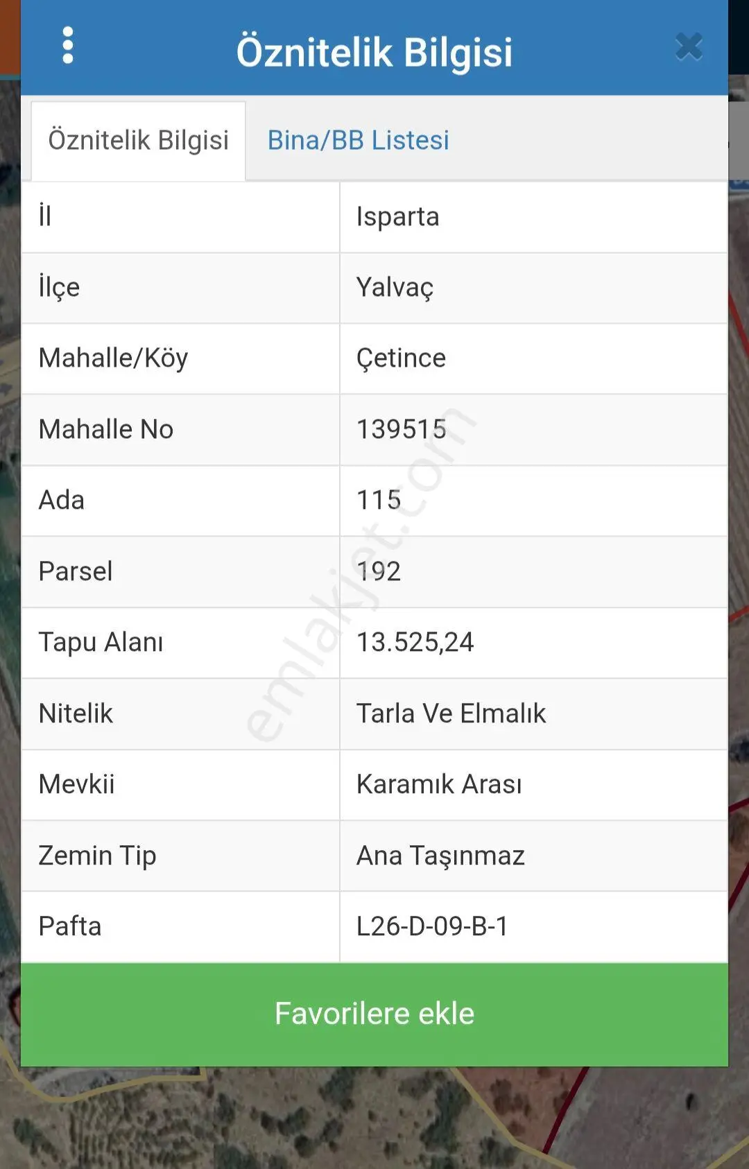Isparta Yalvaç Çetincede Yerleşim Yeri İçinde 13500m2 Kısmen Elma Bahçesi Süper Manzaralı — fotoğraf 6