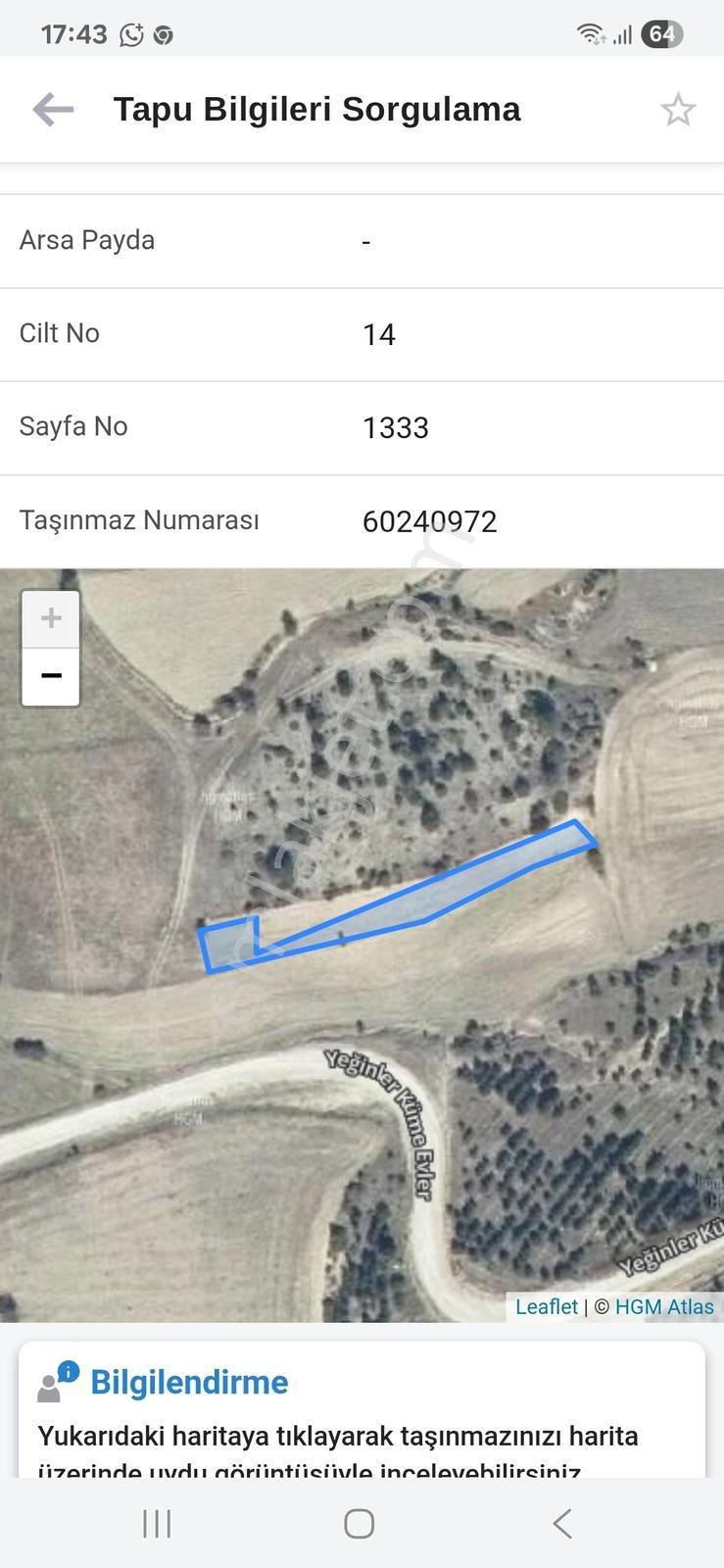 Kütahya Gediz Yeğinlerde Fırsat Arsa — fotoğraf 5
