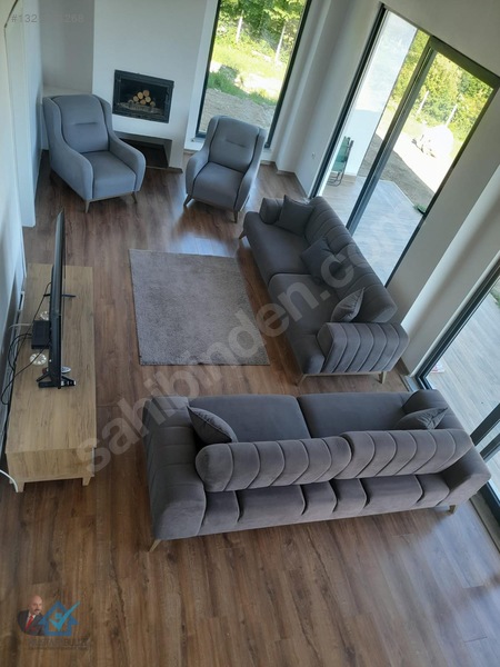 Yumrukaya'da Panoramik Manzaralı İskandinav Evi (3+1, 3000m² ) — fotoğraf 10