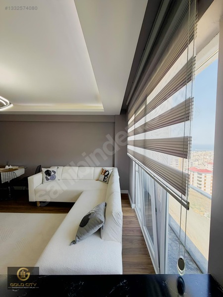 Gold Cıty 'den 1+1 60 M2 Eşyalı Deniz Manzaralı Kiralık Daire — fotoğraf 2