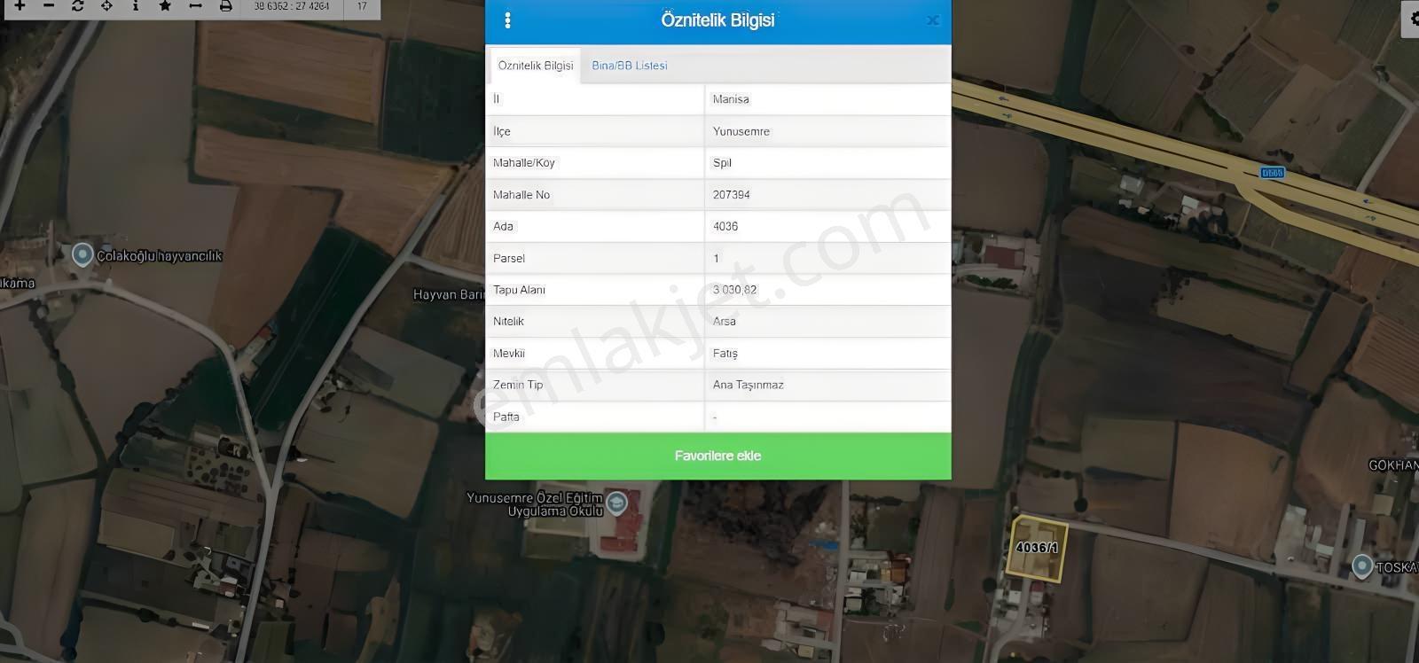 Manisa Yunusemre Spil Mah. Satılık 10 Kat İmarlı 110 M^2 Arsa — fotoğraf 4