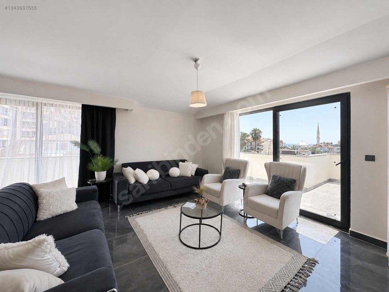 Alanya Kestel 3+1 Deniz Kale Manzaralı Full Eşyalı! — fotoğraf 15