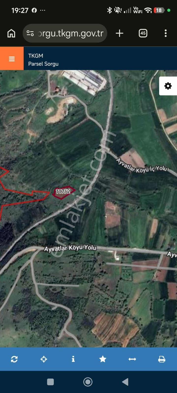 Balıkesir Altıeylül Ayvatlar'Da Satılık Tarla