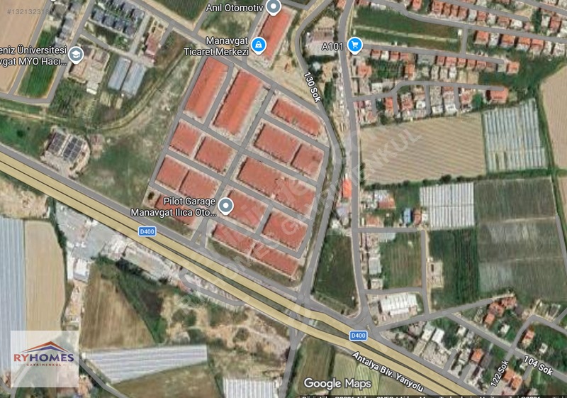 Manavgat Ticaret Merkezi'nde Satılık 90m² Asma Katlı Dükkan