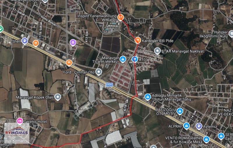 Manavgat Ticaret Merkezi'nde Satılık 90m² Asma Katlı Dükkan — fotoğraf 4