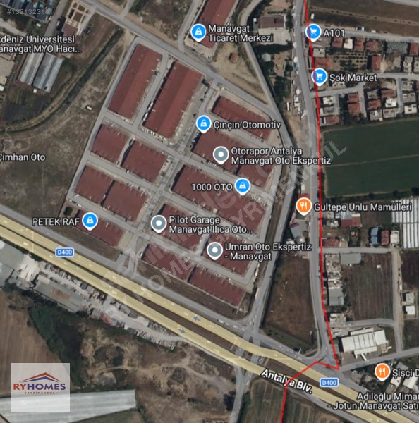 Manavgat Ticaret Merkezi'nde Satılık 90m² Asma Katlı Dükkan — fotoğraf 5