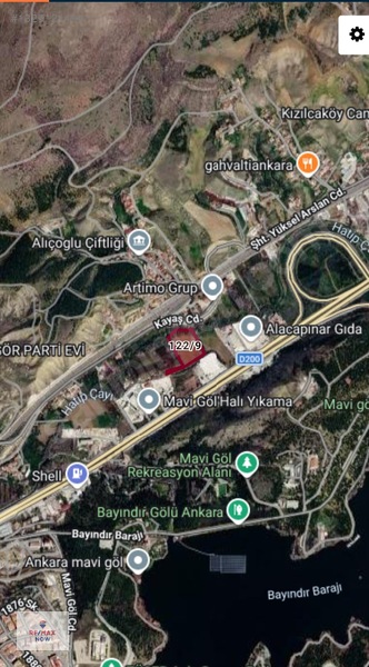 Ankarada Samsun Yolu Ve Kayaş Caddesi Arası 9088 M2 Satılık Arsa — fotoğraf 6
