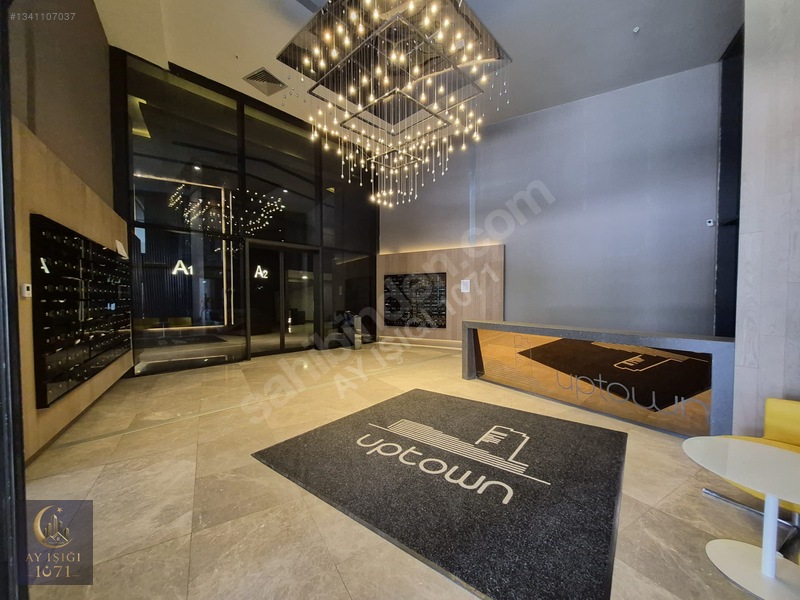 İncek Uptown Sitesi Kulede 1+1 Eşyalı Satılık Loft Daire — fotoğraf 3