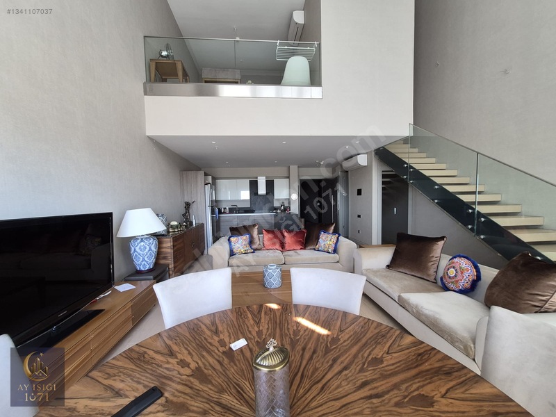 İncek Uptown Sitesi Kulede 1+1 Eşyalı Satılık Loft Daire — fotoğraf 14