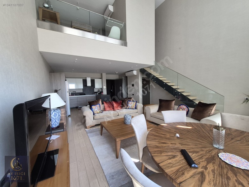 İncek Uptown Sitesi Kulede 1+1 Eşyalı Satılık Loft Daire — fotoğraf 15