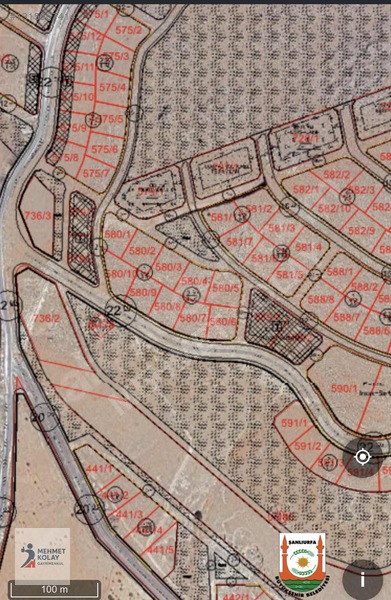 Şanlıurfa Haliliye'de Satılık Köşe Başı 1350m² İmarlı Arsa — fotoğraf 3
