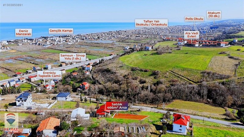 Dereköy Taşkelikte Deniz Manzaralı 466 M² Villa Arsası — fotoğraf 4