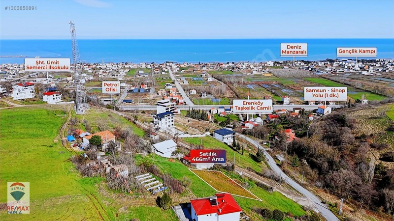 Dereköy Taşkelikte Deniz Manzaralı 466 M² Villa Arsası — fotoğraf 5