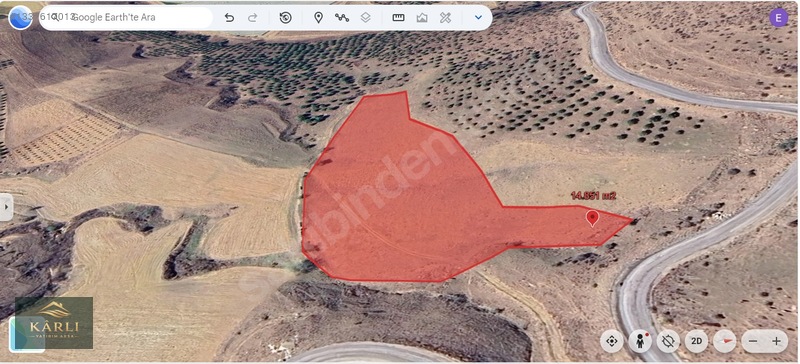 Alaşehir Serinyaylada Asfalt Yol Bitişiği 14.851 M² Tarla — fotoğraf 2