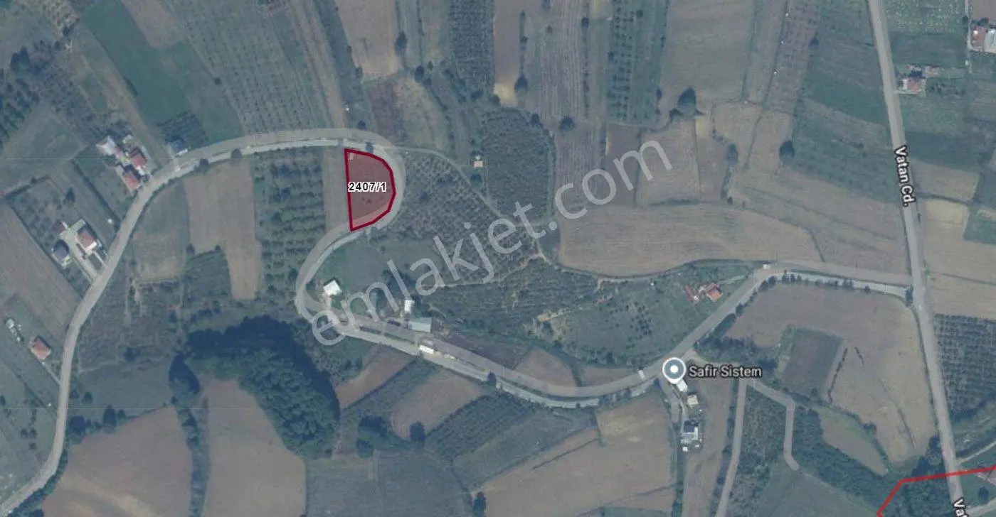 Serdivan Kızılcıklı’Da Satılık 2.435 M2 Tarla