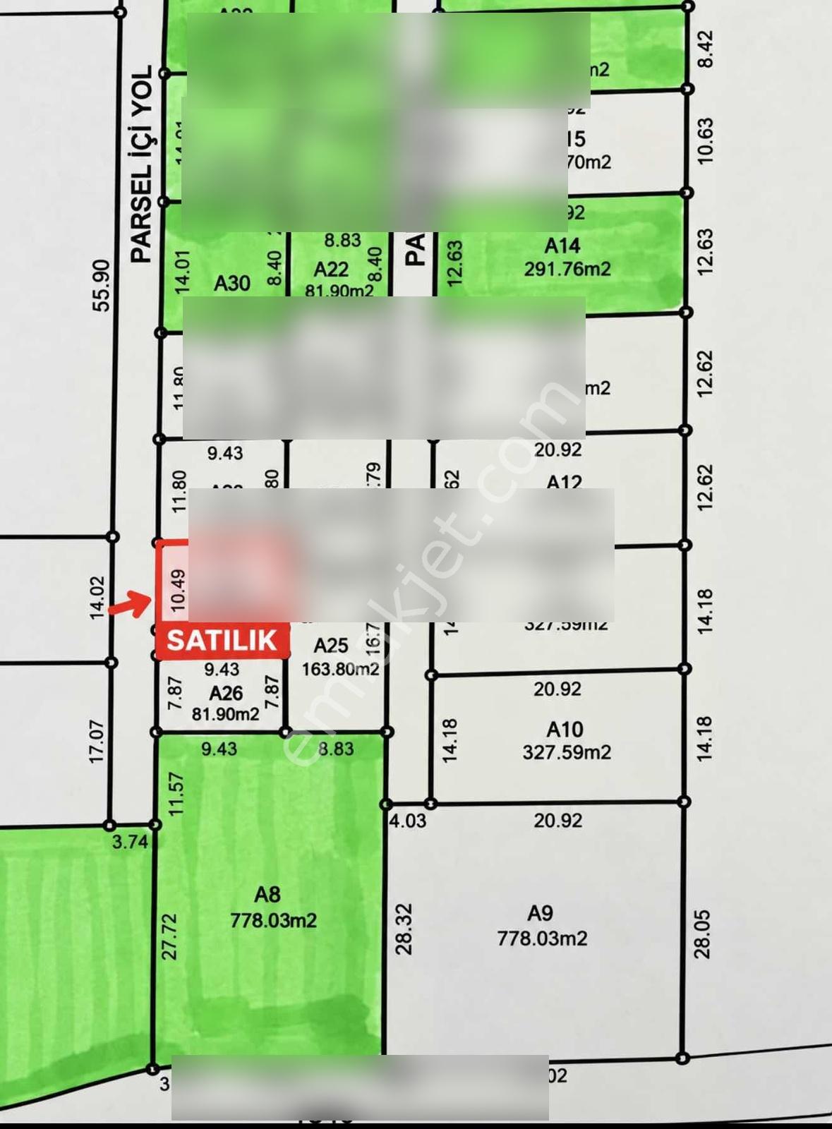 Yeni Foça Bucak Mevkiinde Satılık 109,20 M² Parsel