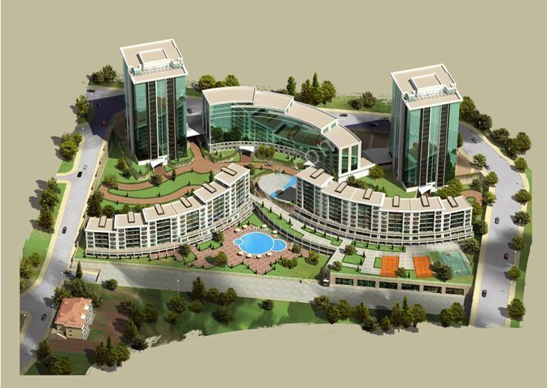 İstasyon Halkalı Divan Göl Ve Kanal Manzaralı 2 +1 Satılık Daire — fotoğraf 27