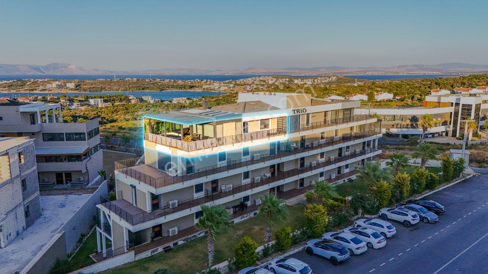 Çeşme Dalyan Da Full Deniz Manzaralı 135 M2 Teraslı Satılık 1+1 — fotoğraf 34