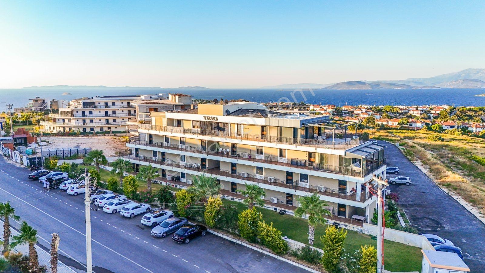 Çeşme Dalyan Da Full Deniz Manzaralı 135 M2 Teraslı Satılık 1+1 — fotoğraf 35