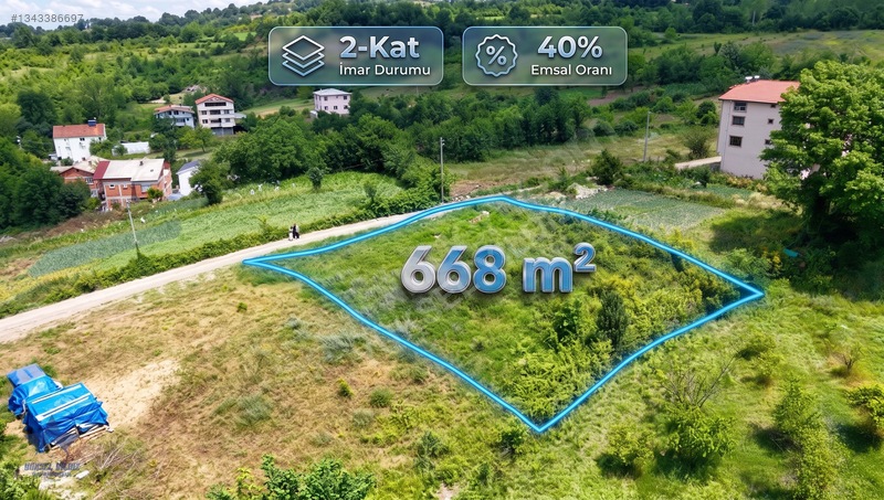 Kozcağız'Da %40 İmarlı, 668 M² Satılık Arsa