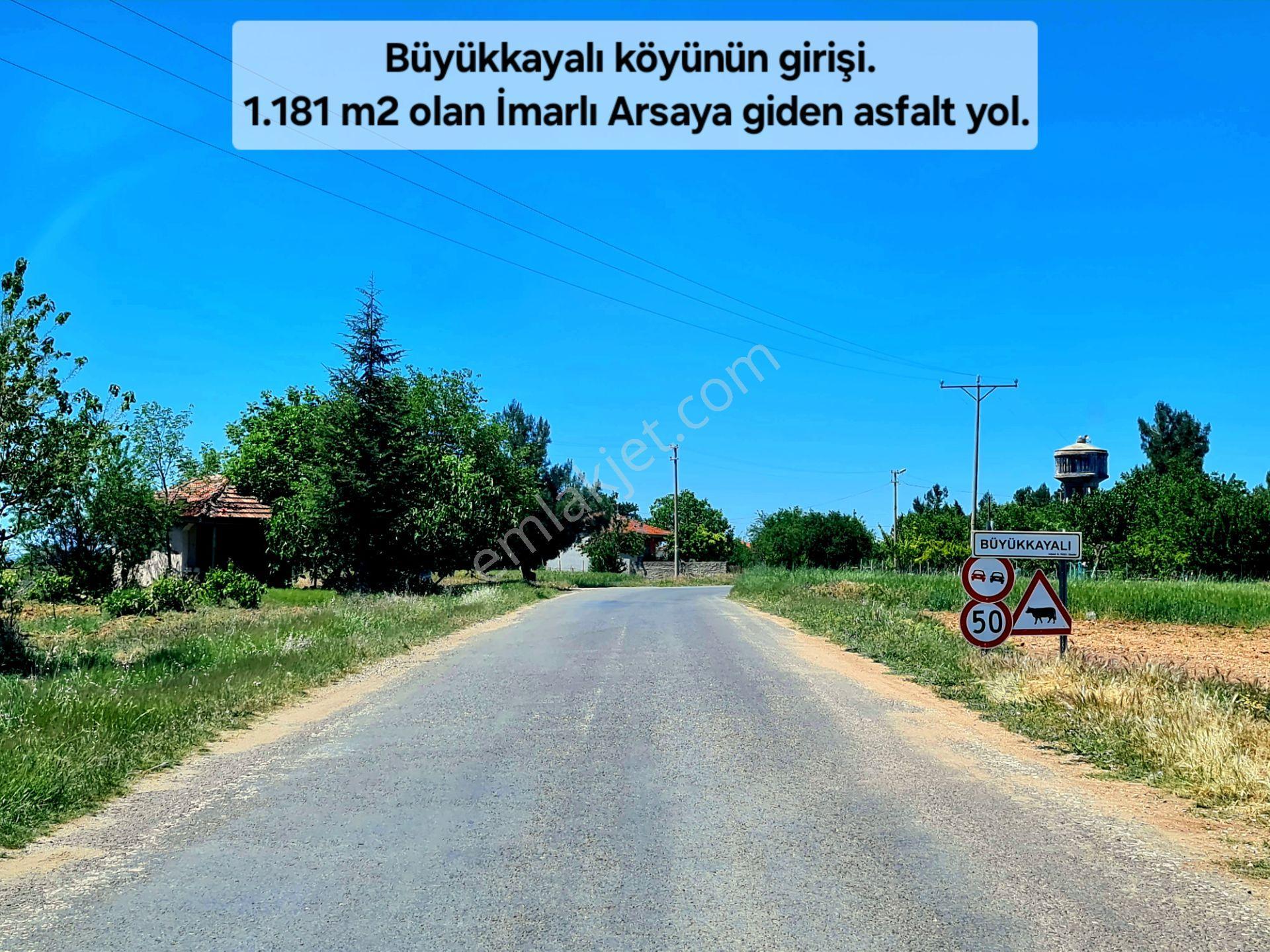Uşak Ulubey Büyükkayalı'da 1181m² Köyiçi Kupon Arsa 944m² Konut İmarlı. Açıklamada. Tapuda Buluşuyoz — fotoğraf 9