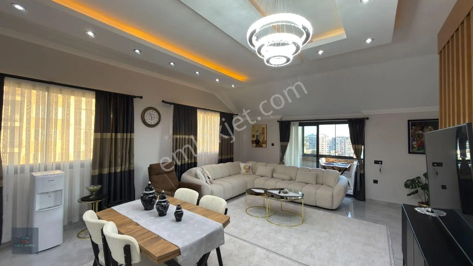 Alanya Mahmutlar Lüks Eşyalı 4+1 Dubleks Daire