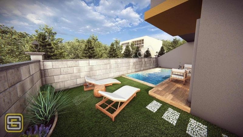 Kocaalide Deniz Manzaralı Müstakil Havuzlu Ve Bahçeli Lüks Villa — fotoğraf 15
