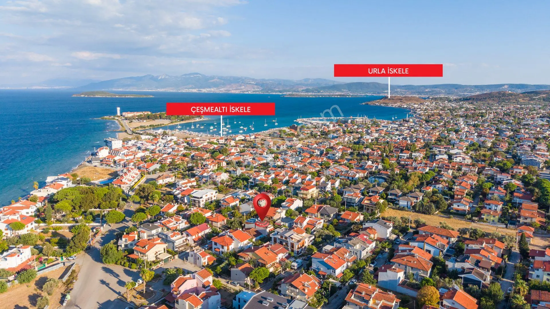 Urla Çeşmealtında Denize 200 Metre Satılık Bahçeli 5+1 Villa — fotoğraf 2