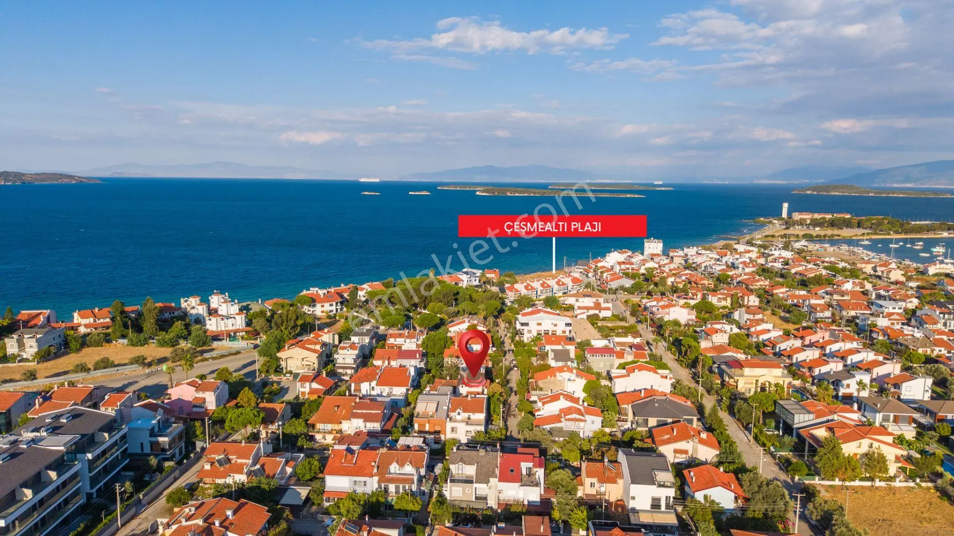 Urla Çeşmealtında Denize 200 Metre Satılık Bahçeli 5+1 Villa — fotoğraf 3