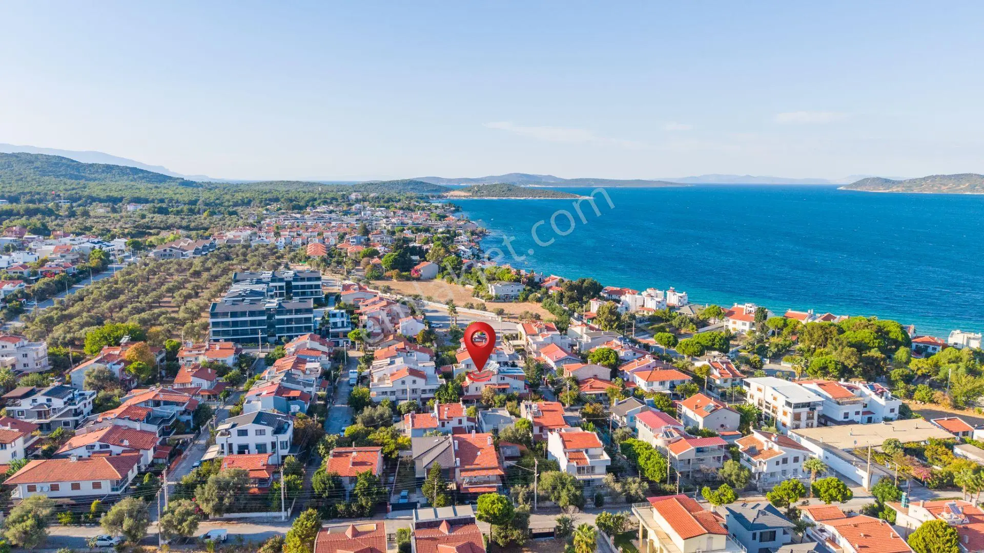 Urla Çeşmealtında Denize 200 Metre Satılık Bahçeli 5+1 Villa — fotoğraf 4
